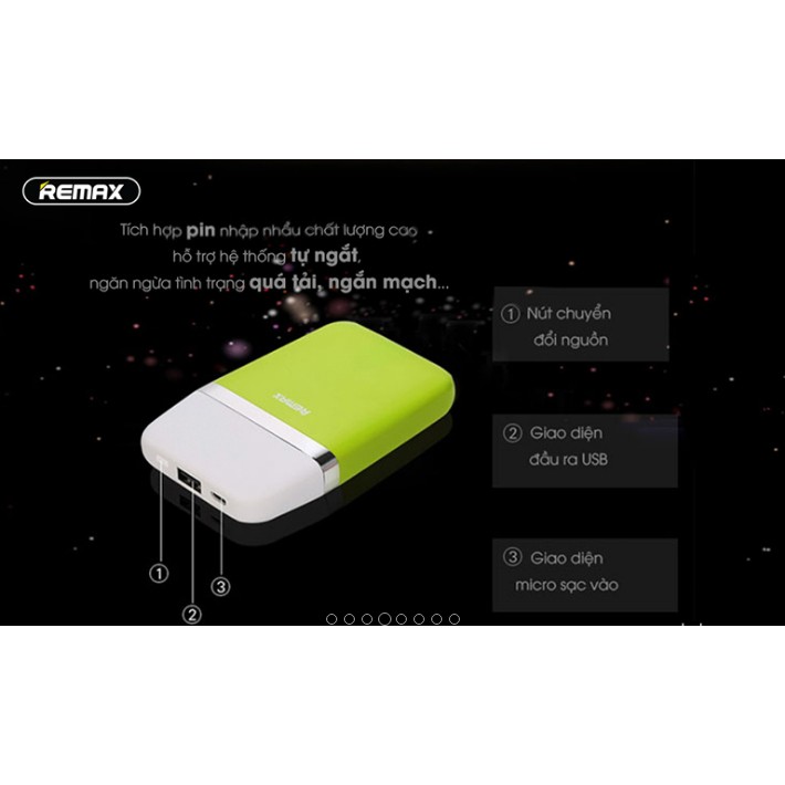 Sạc Dự Phòng 6000mAh Aroma RPP-16 REMAX