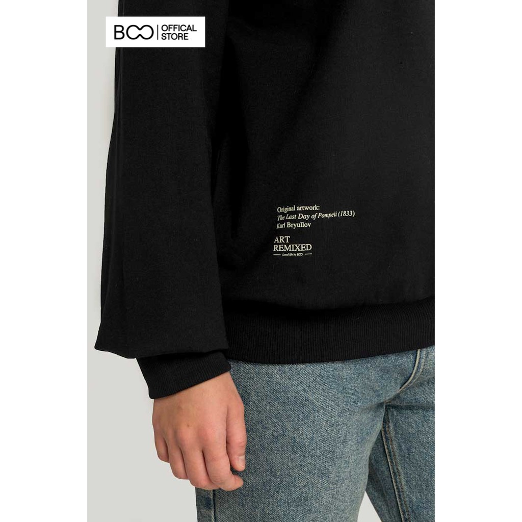 Áo Sweater nỉ không mũ nữ BOO oversized Form Rộng tay phồng in hình "Crush Nhắn Tin Xin Số Bạn Thân" Dành Cho GEN Z | BigBuy360 - bigbuy360.vn