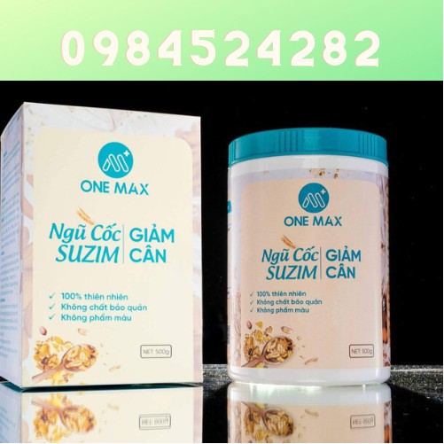 [Tặng bình lắc] [OneMax] Ngũ cốc dinh dưỡng giảm cân SuZim (Tặng kèm hướng dẫn tập luyện và ăn uống)