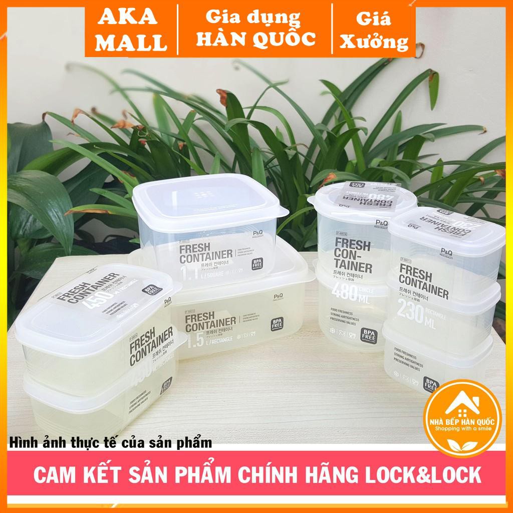 Hộp nhựa đựng thực phẩm, hộp đựng thức ăn Lock and Lock Fresh Container 230ml, 450ml, 480ml, 1100ml,