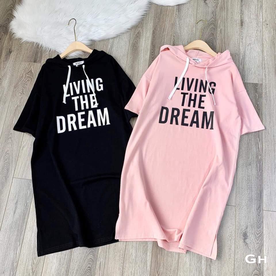 Váy mũ dream cotton fom rộng