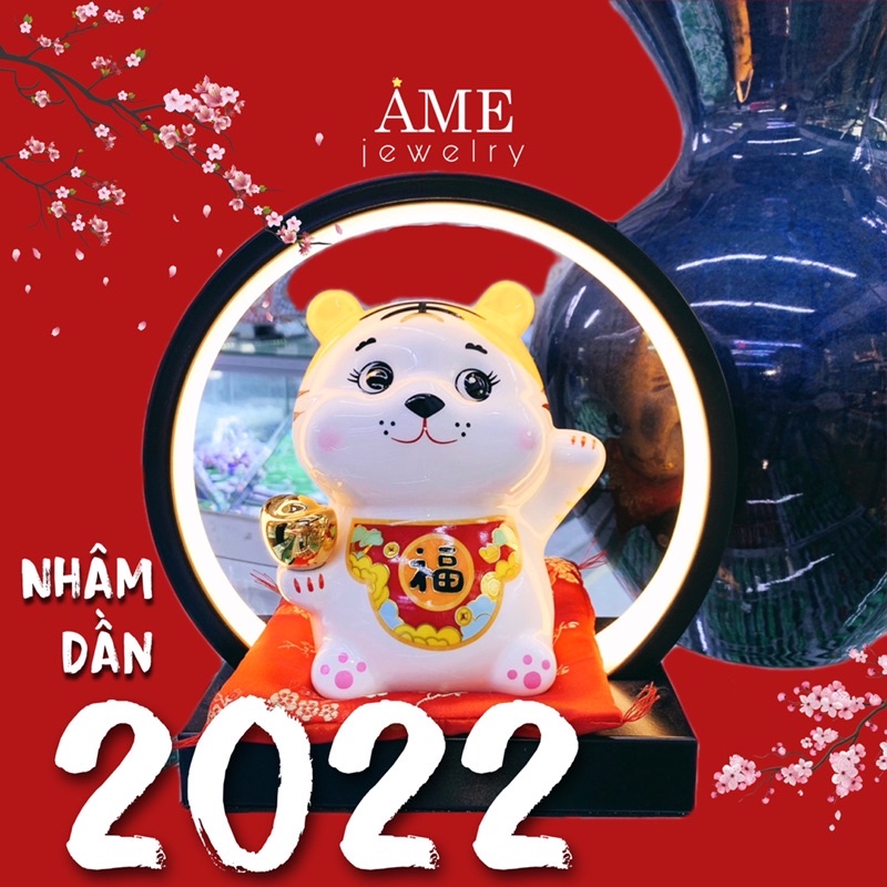 ☋™✙Heo đất tiết kiệm Hổ Nhâm Dần nhỏ Tết 2022 mẫu mới nhất