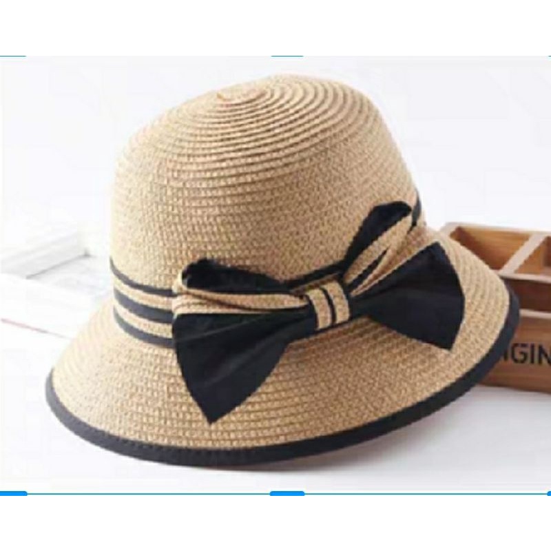 Mũ đi biển che nắng UV nón rộng vành cói phiên bản Hàn Quốc cho nữ