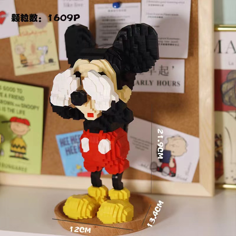Bộ Đồ Chơi Lắp Ráp Mô Hình Nhân Vật Disney Mickey Minnie Mini