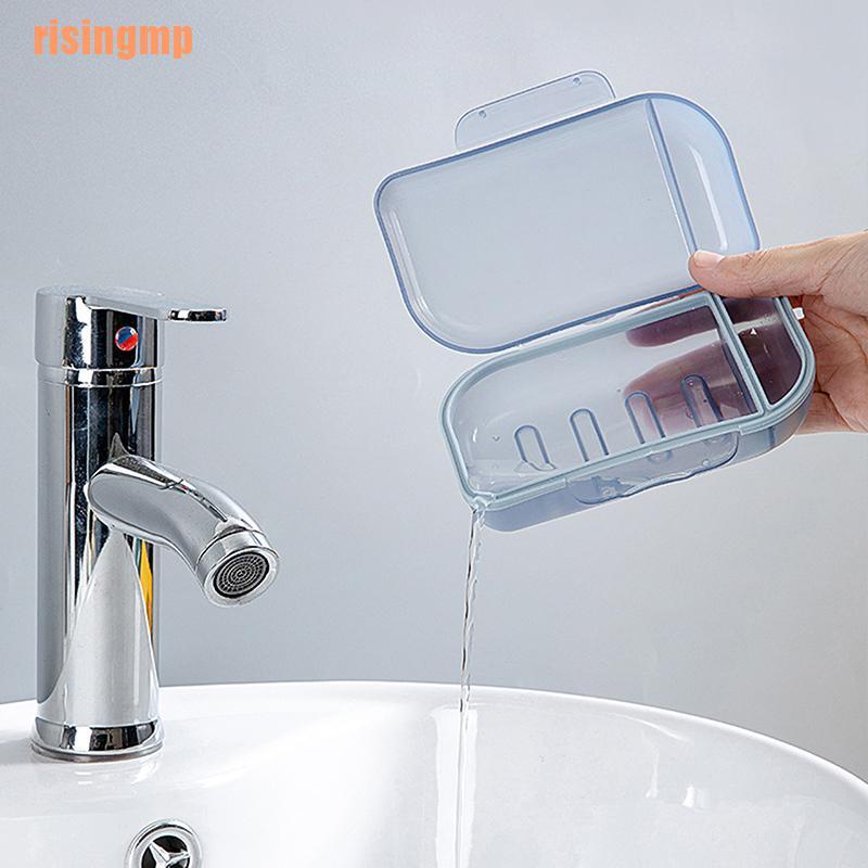 Hộp Đựng Xà Phòng Hình Tròn Có Nắp Đậy Tiện Dụng