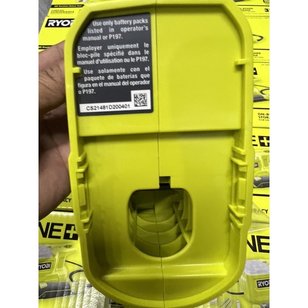 Mài khuôn pin Ryobi 18v