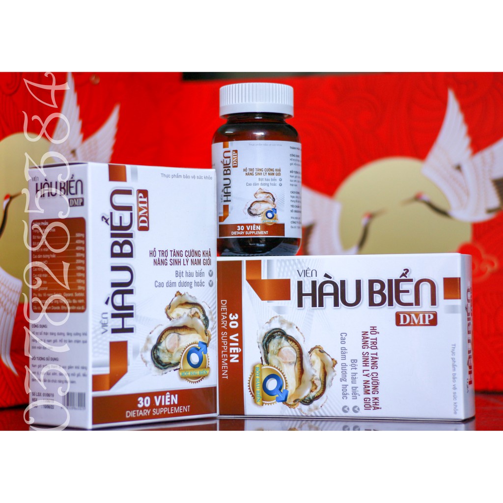 Viên Hàu Biển DMP- tinh chất hàu biển có tác dụng hỗ trợ tăng cường sinh lí nam, cải thiện mãn dục ở nam giới