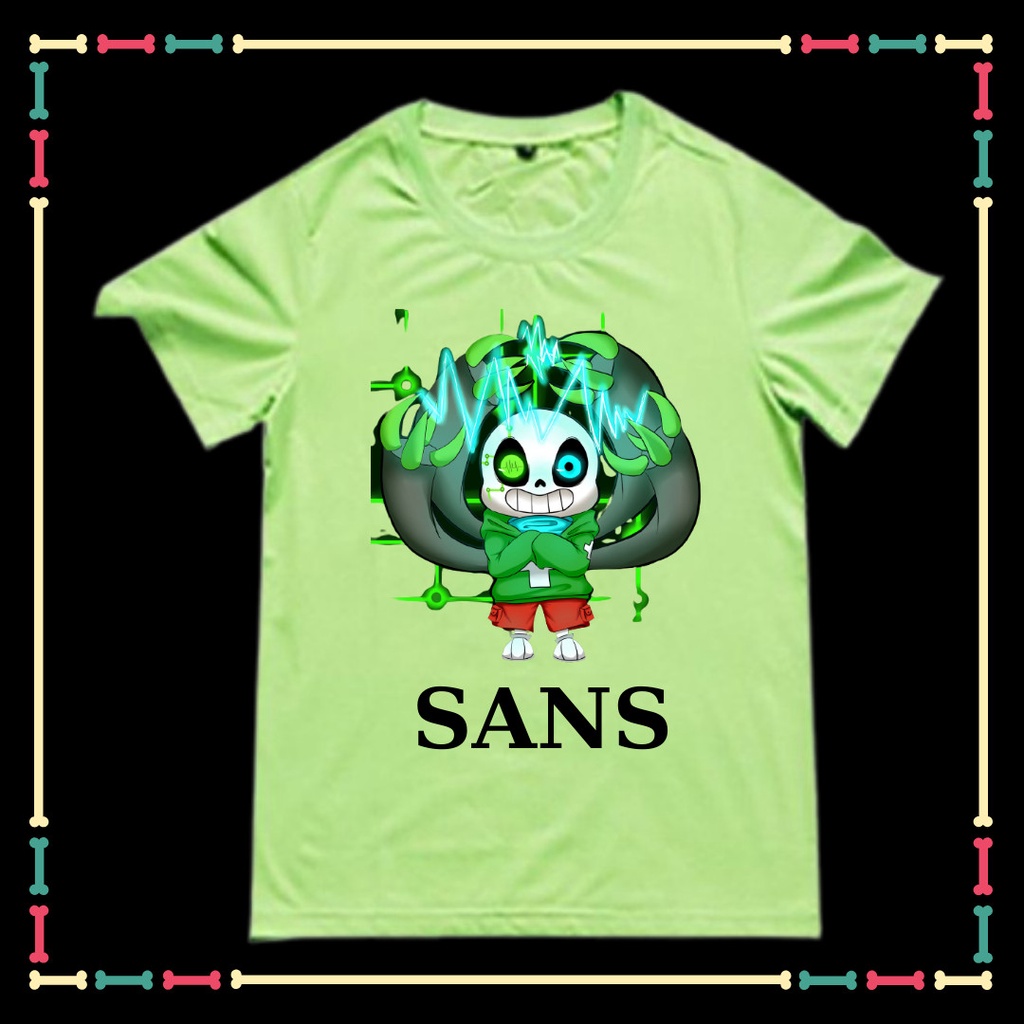 Áo Thun trẻ em mẫu Undertale Sans xịn xò size áo từ 10kg đến 90kg