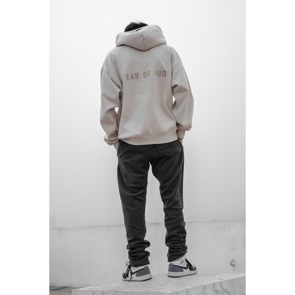 Áo hoodie FEAR OF GOD MAINLINE FG 7th collection dài tay unisex TLS chất liệu Nỉ Bông oversize form rộng