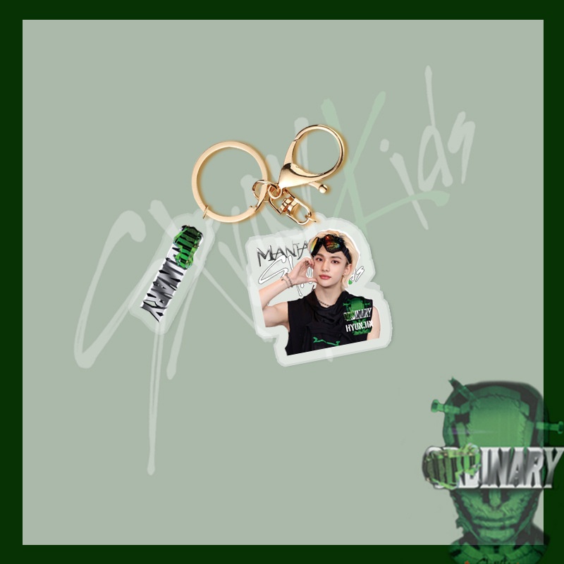 Móc Khóa Hình Các Thành Viên Nhóm Nhạc Kpop Stray Kids Dễ Thương