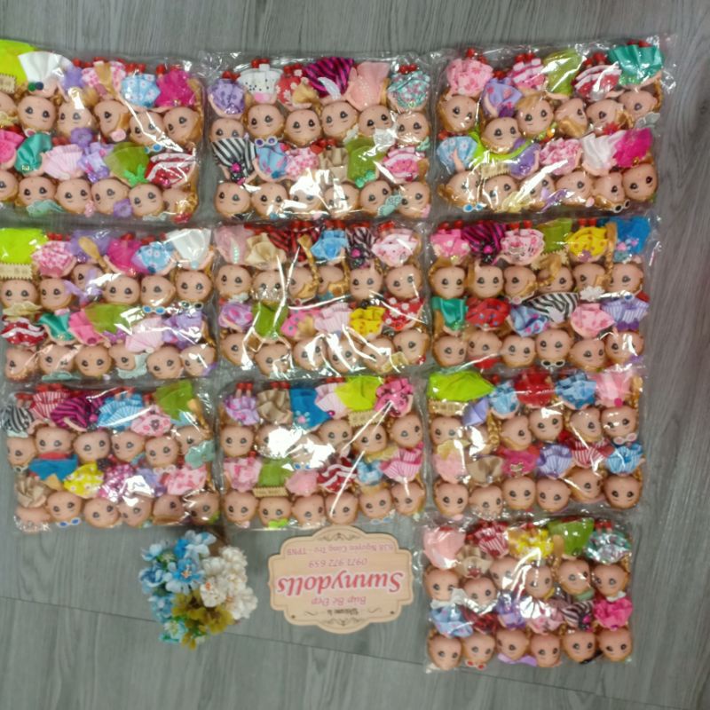 Set 5 búp bê chibi các mẫu khác nhau siêu rẻ ,dễ thương,có kèm móc khoá
