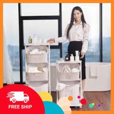 Kệ rổ 3 tầng có bánh xe việt nhật