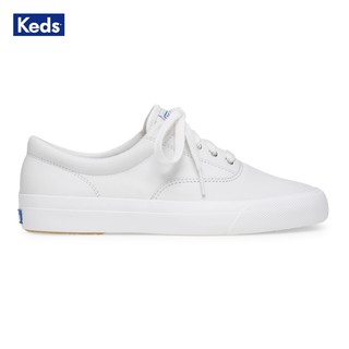 Giày keds nữ - anchor leather white - kd059025