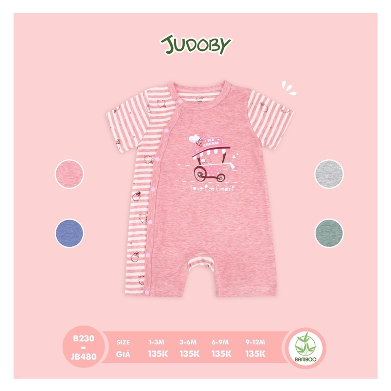 Bộ body cộc tay Judoby, Dokma cho bé JB480