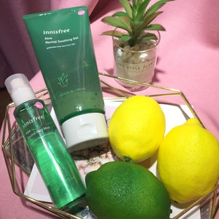 Xịt khoáng + Kem dưỡng lô hội Innisfree