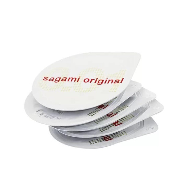 Bcs - Bao cao su Sagami original 0,01 hộp 5 chiếc siêu mỏng, mang lại cảm giác chân thật nhất