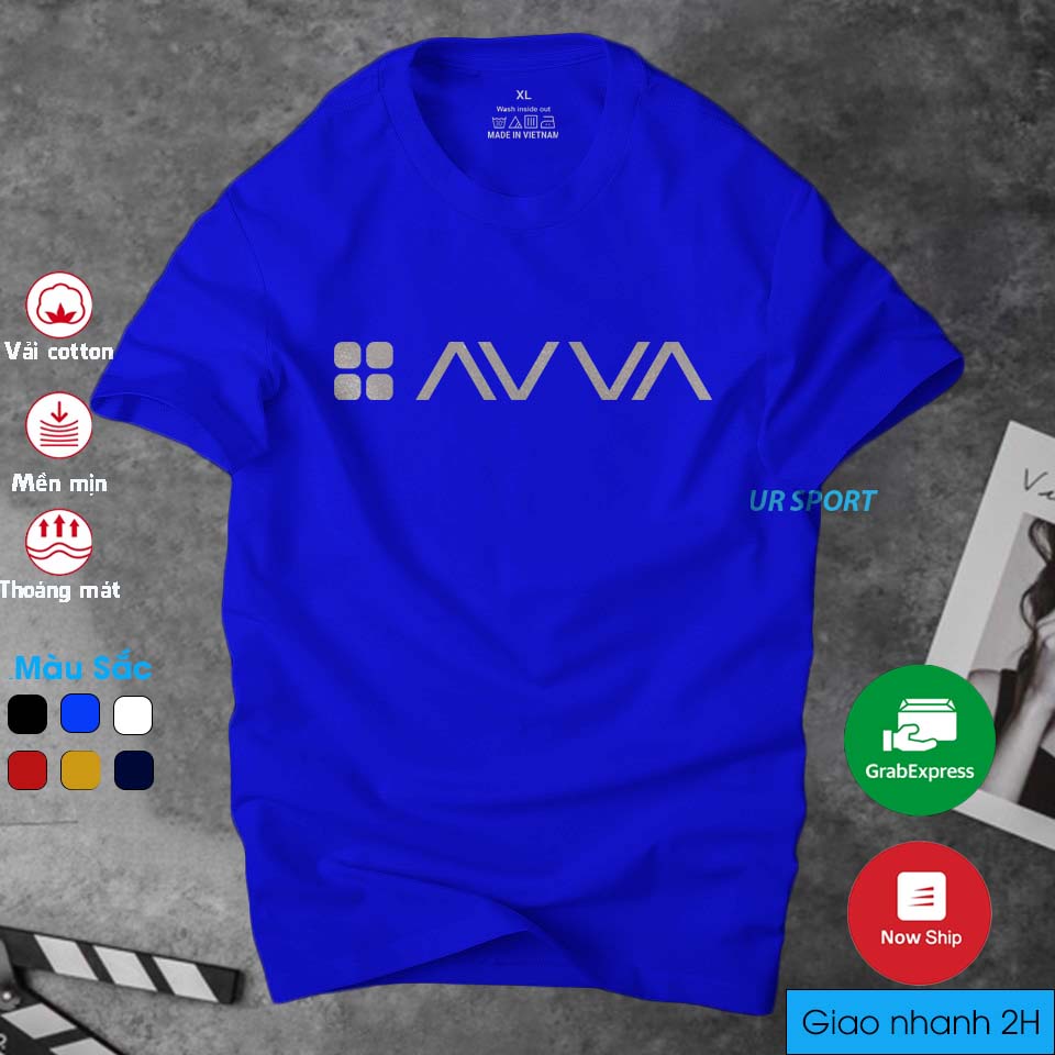 Áo thun nam cổ tròn Avva thời trang cá tính, chất vải cotton 4 chiều cao cấp thoáng mát