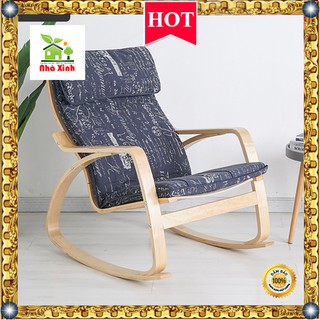 Ghế Poang - Ghế Thư giãn đọc báo cổ điển . KT : 98 x 82 x 68 cm ( Màu Trắng, Màu Xanh, Màu Đen )