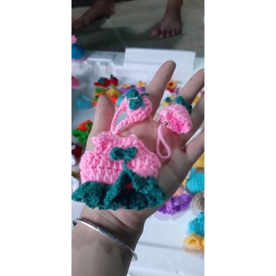 Váy cho hamter.sóc cảnh bằng len