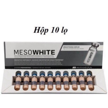 Cấy Phấn Mesowhite_Giúp Da Trắng mịn