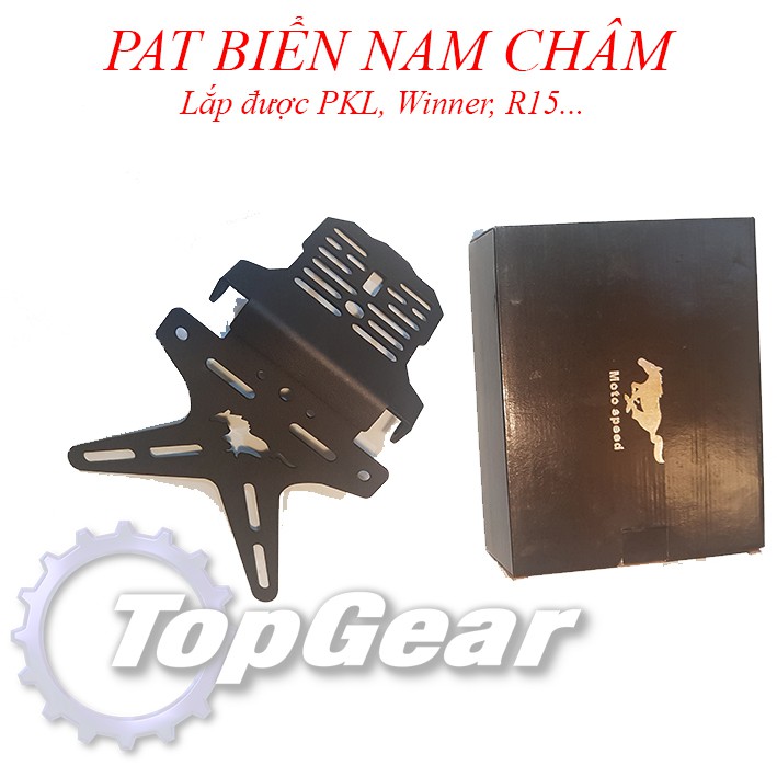 Pat Biển Nam Châm Cho Xe PKL - Pat Đa Năng &lt;TOPGEAR&gt;