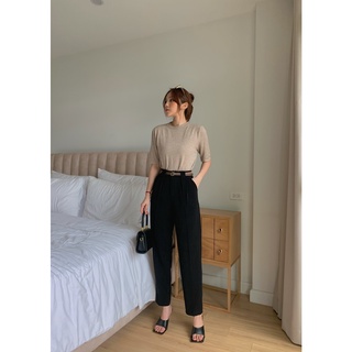 Quần baggy khuy cài kèm belt Q-902