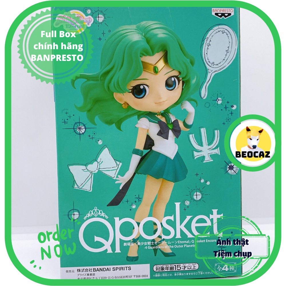 Mô hình Super Sailor Moon Thủy Thủ Mặt Trăng Usagi Neptune Uranus Pluto Q Posket Beocaz Chính Hãng Tiệm đồ chơi Beocaz