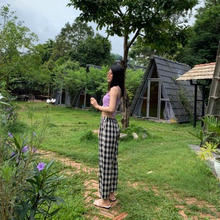 Quần ống suông karo