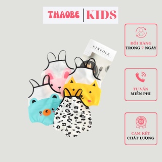 Yếm bé gái, yếm ăn cho bé gái dễ thương từ 5kg đến 16kg yếm thaobe kids