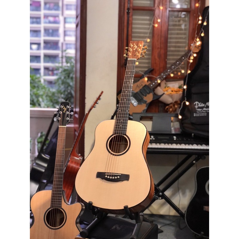 Đàn Guitar cỡ 3/4 Thuận Guitar DT04 custom Đàn Guitar Mini cỡ nhỏ 3/4 2/4