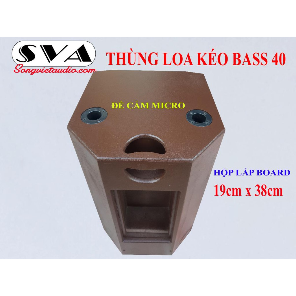 VỎ THÙNG LOA KÉO BASS 40