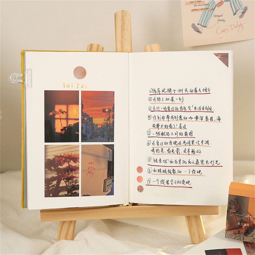 50 tờ miếng dán trang trí hình đám mây / mặt trăng xinh xắn