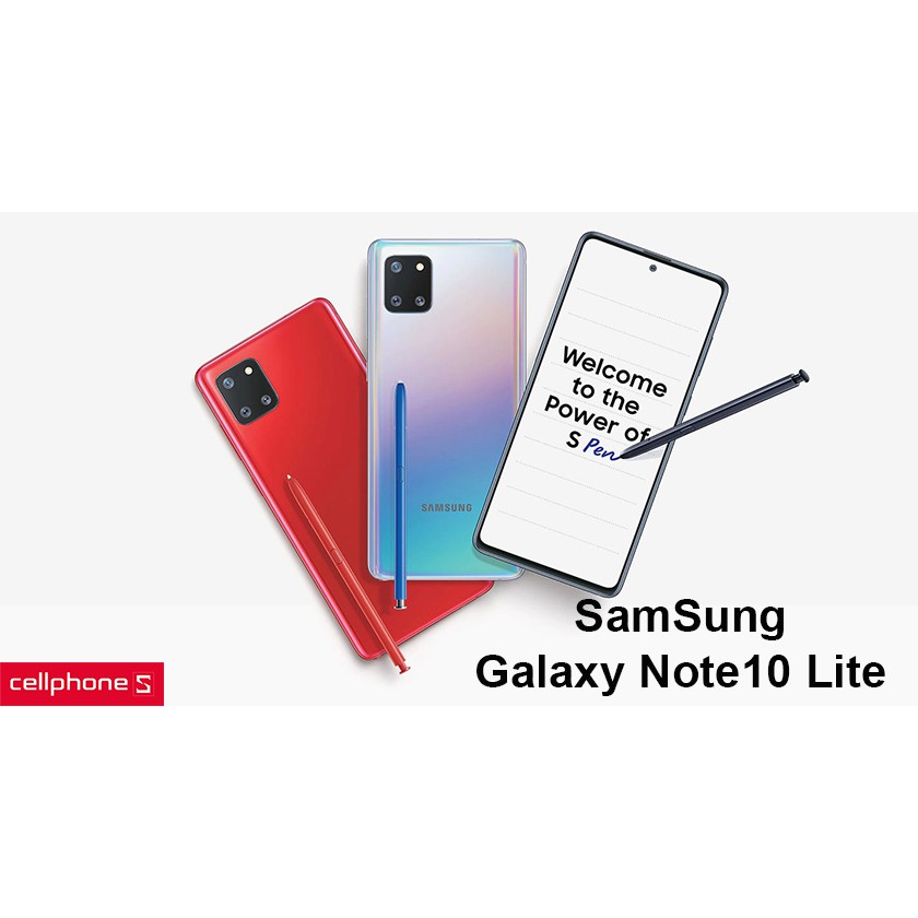 Điện thoại Samsung Galaxy Note 10 Lite - Kích hoạt bảo hành điện tử 12 tháng chính hãng SSVN | BigBuy360 - bigbuy360.vn