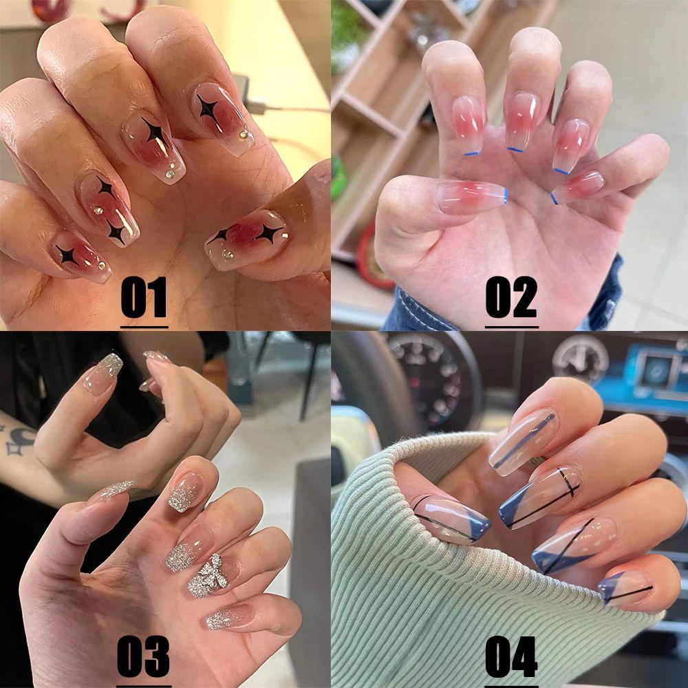 Bộ 24 Móng Tay Giả Có Thể Tháo Rời