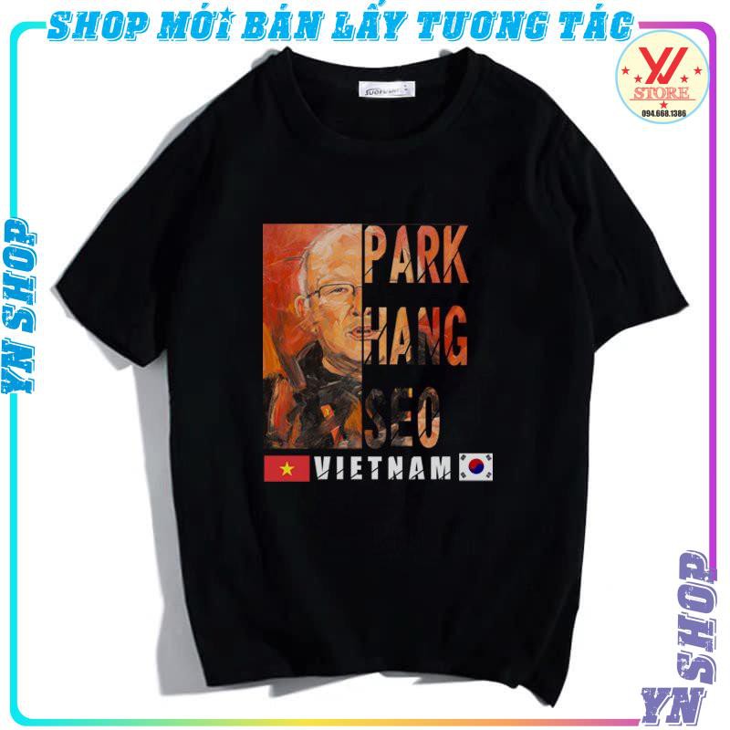 Áo thun unisex HLV PARK HANG SEO, áo phông nam nữ bóng đá tay lỡ form rộng hottrend | BigBuy360 - bigbuy360.vn