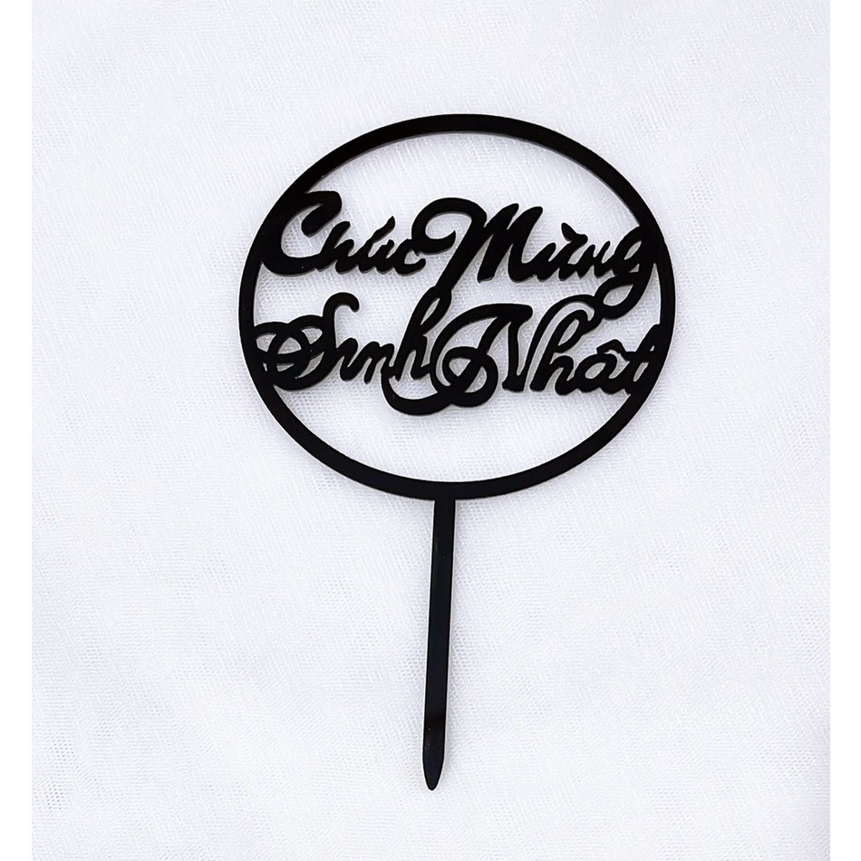 Set 10 mica Chúc mừng sinh nhật