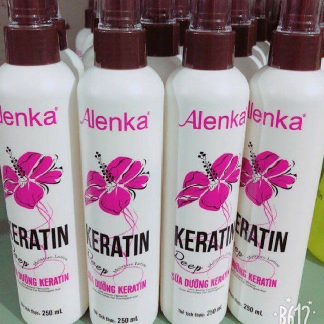 XỊT DƯỠNG TÓC ALENKA KERATIN 250ML