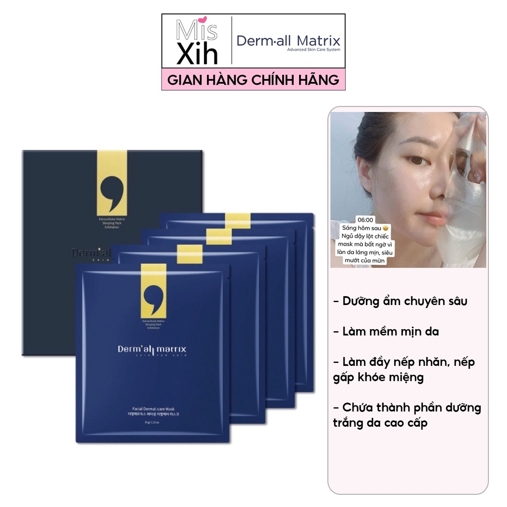 Mặt nạ Derm all Matrix Facial Dermal - care Mask - Chính hãng