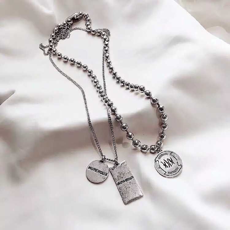 Dây chuyền nhiều lớp phong cách cá tính cho nam nữ