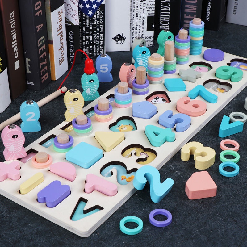 Đồ Chơi Trẻ Em Lắp Ráp Số Khối Lắp Ráp Giáo Dục Sớm Cho Bé Trai Và Bé Gái Câu Cá