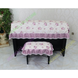 Khăn phủ đàn piano cơ, đàn piano điện tử 88 phím sang trọng chống bụi, chống xước