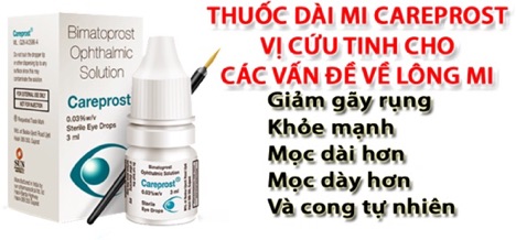 Dưỡng mi dài và dày Careprost