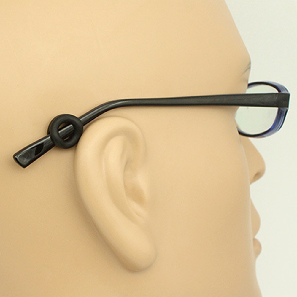 1 cặp miếng silicon chống trượt gắn gọng kính thời trang