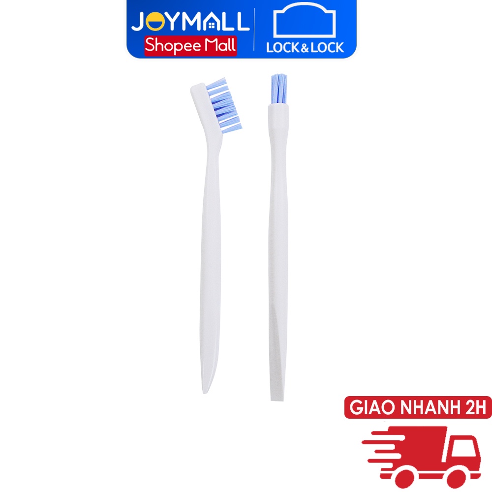 Bộ 2 bàn chải vệ sinh các khe Lock&Lock ETM415 - Hàng chính hãng, chà phủ được các rảnh nhỏ hẹp - JoyMall