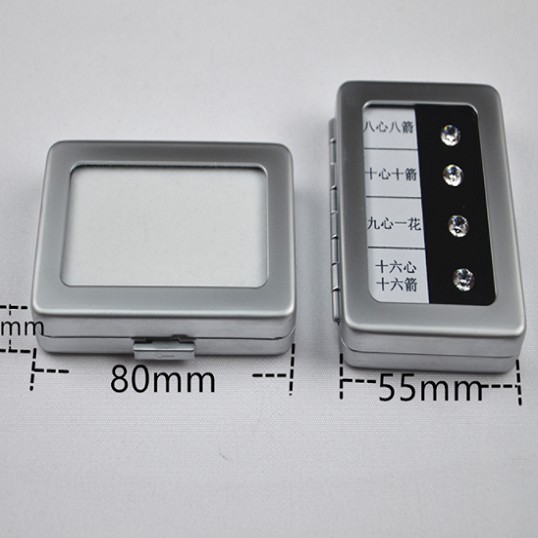 Hộp đựng đá quý hộp kim loại hộp Thiết hộp kim cương trang sức.