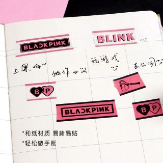 🧡 SET 4 CUỘN BĂNG DÍNH BLACK PINK 🧡