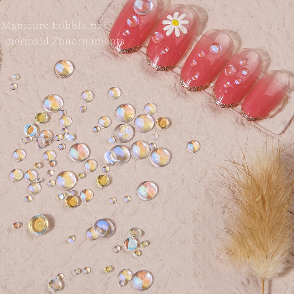 1 Hộp Phụ Kiện Trang Trí Móng Tay Lấp Lánh Thời Trang