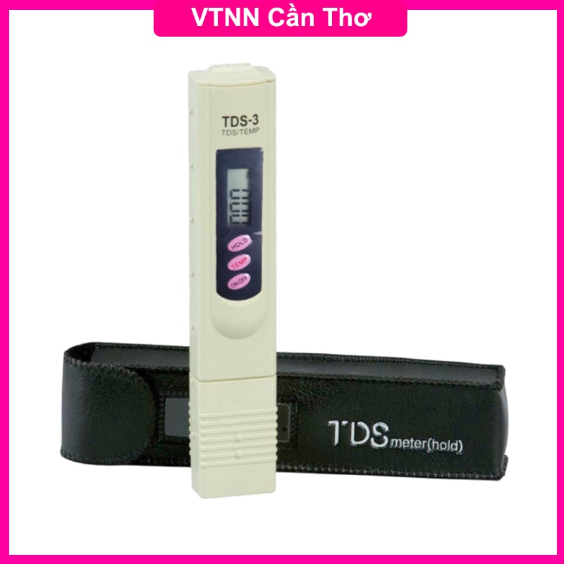 Bút đo nồng độ dung dịch thủy canh, nước sạch TDS-3 | Thủy Canh Cần Thơ
