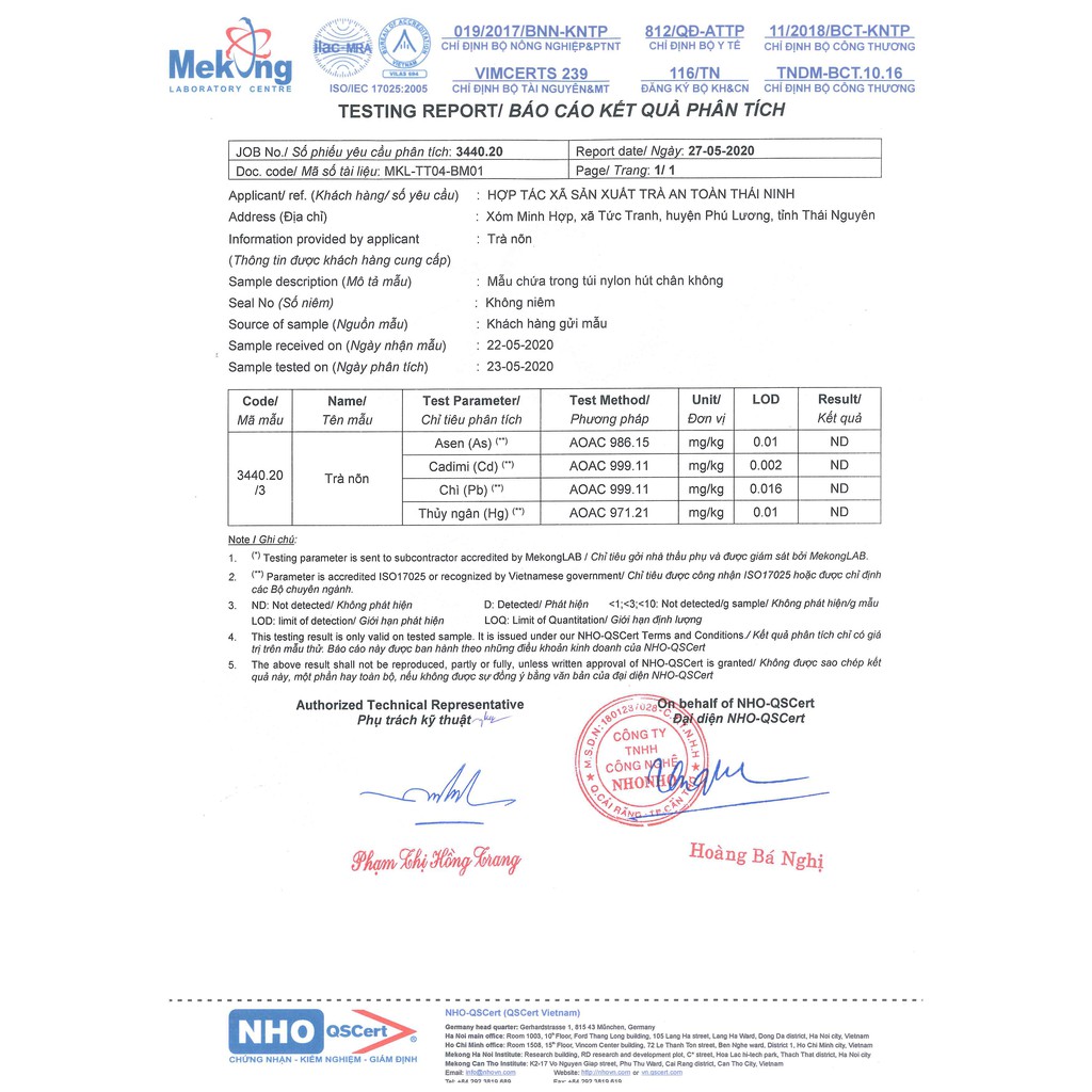 Trà nõn tôm Thái Ninh Trà 200Gram (1 gói 200g)