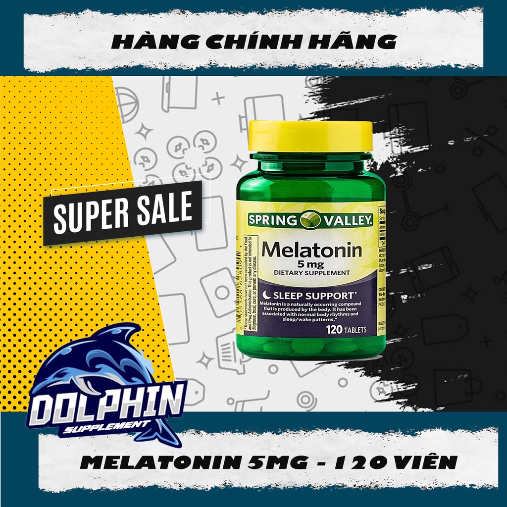 Spring Valley – Melatonin Gummies 5mg – 120 viên Hỗ trợ giấc ngủ